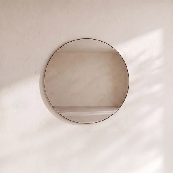 SIRIUS - Oak Round Mirror - 100 cm