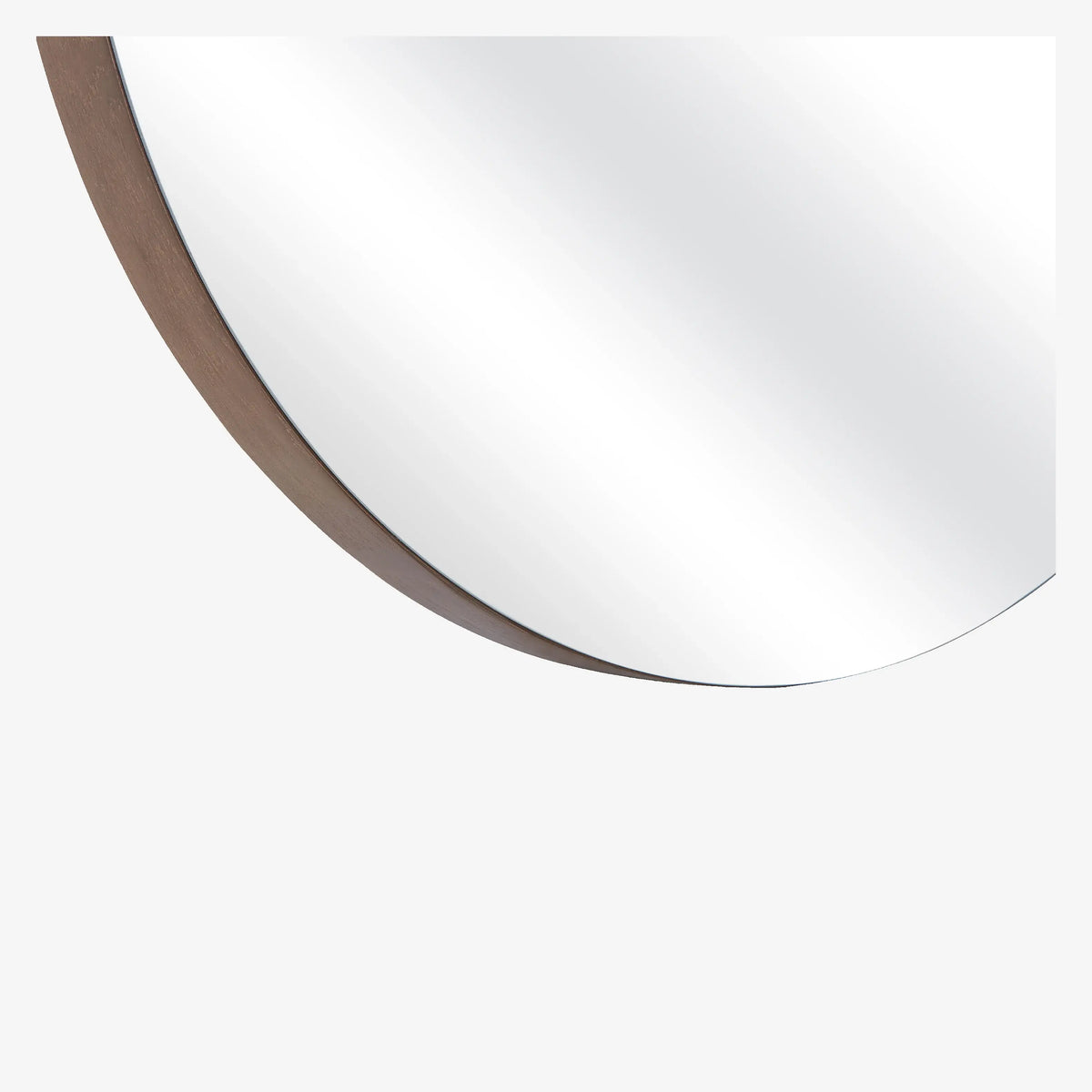 SIRIUS - Oak Round Mirror - 100 cm