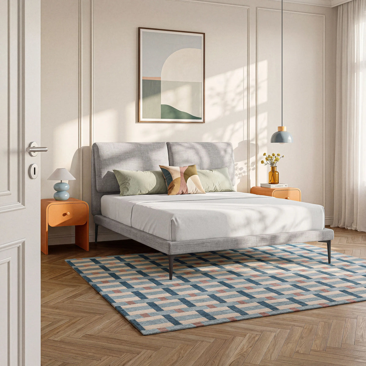 SOFTY - Fabric Bed - Queen Size