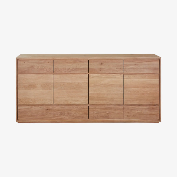 SYLVESTRE - Oak 6 Drawer Sideboard