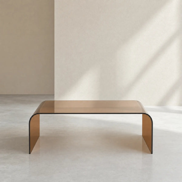 TASILAK - Rectangular Glass Coffee Table