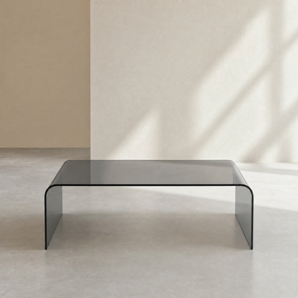 TASILAK - Rectangular Glass Coffee Table