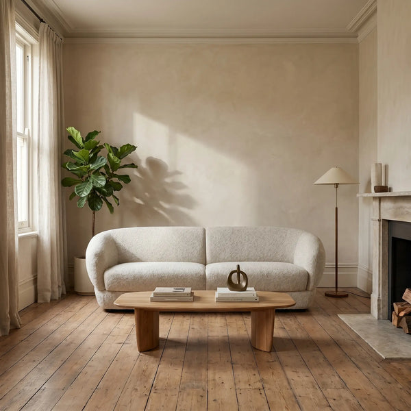 TEGLIO - Fabric 3 Seater Sofa