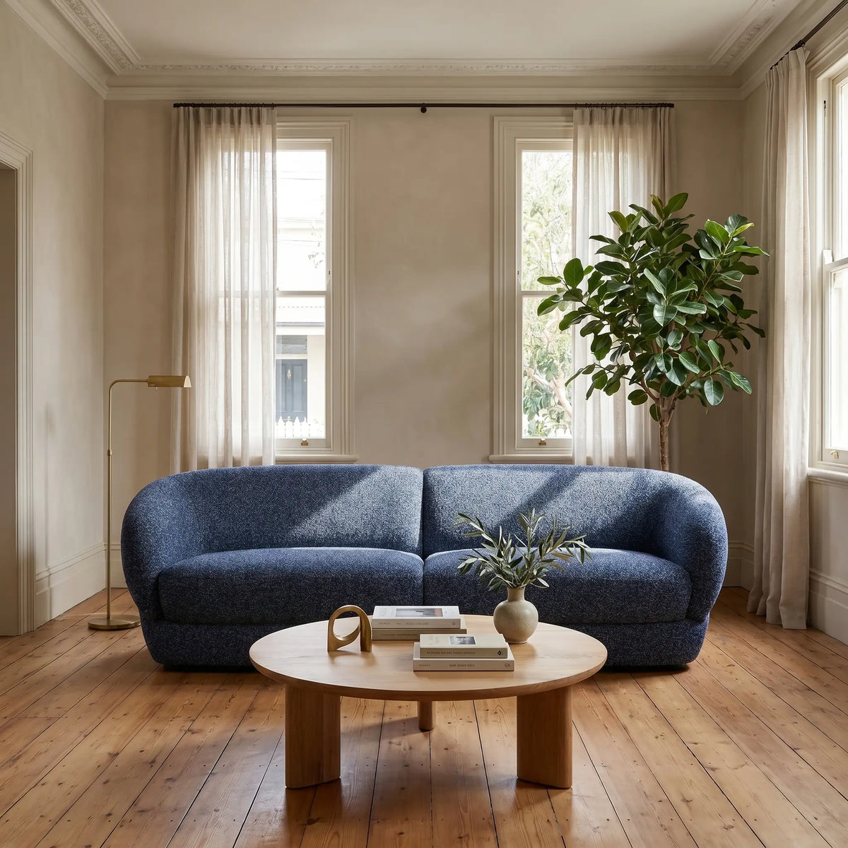 TEGLIO - Fabric 3 Seater Sofa