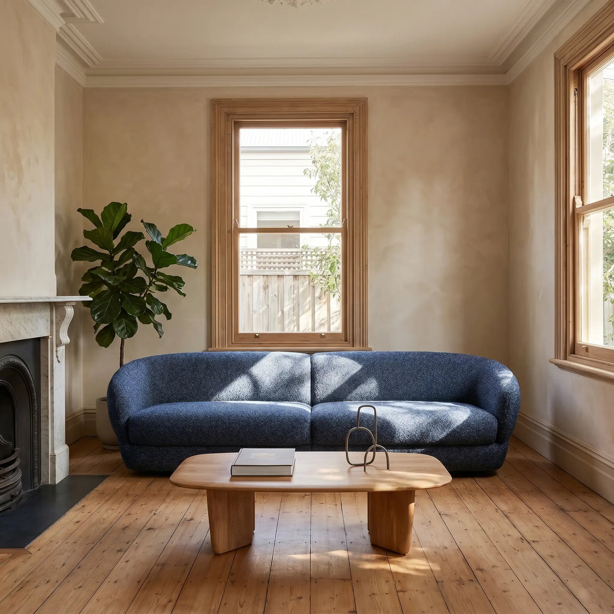 TEGLIO - Fabric 4 Seater Sofa