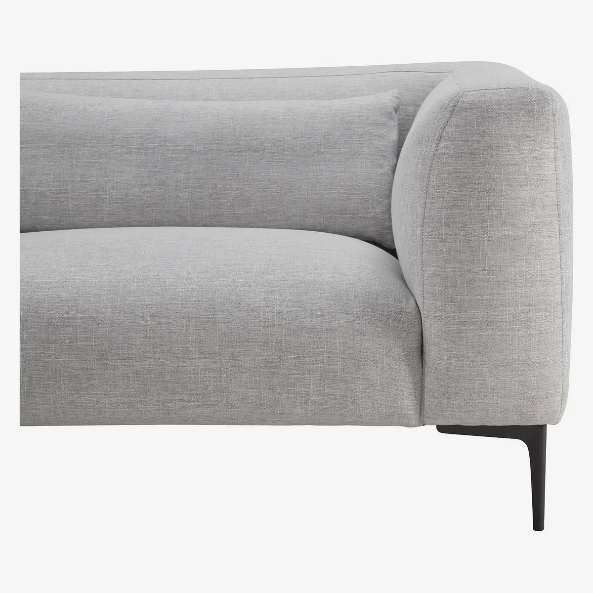 TESSIE - Linen Left-hand Chaise Sofa