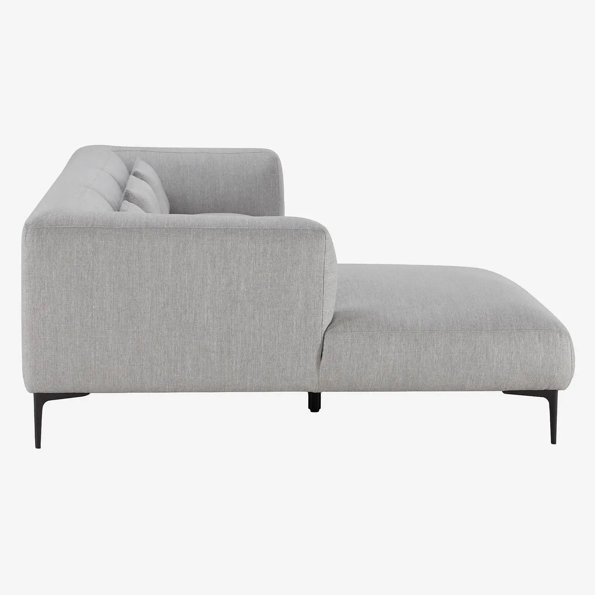 TESSIE - Linen Left-hand Chaise Sofa