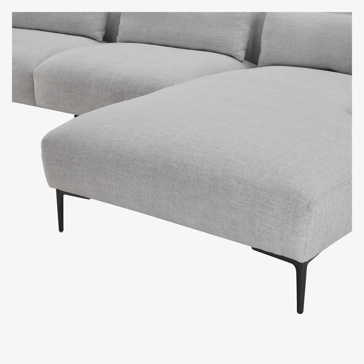 TESSIE - Linen Right-hand Chaise Sofa