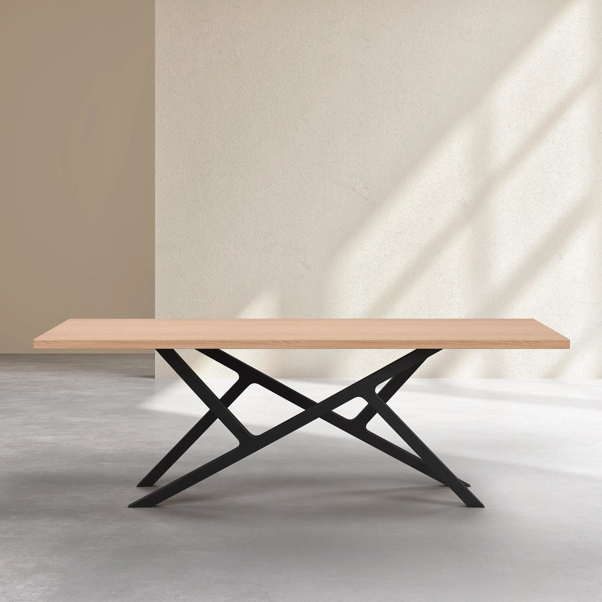 UZANA - Oak Rectangular Dining Table