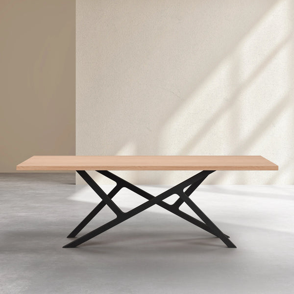 UZANA - Oak Rectangular Dining Table