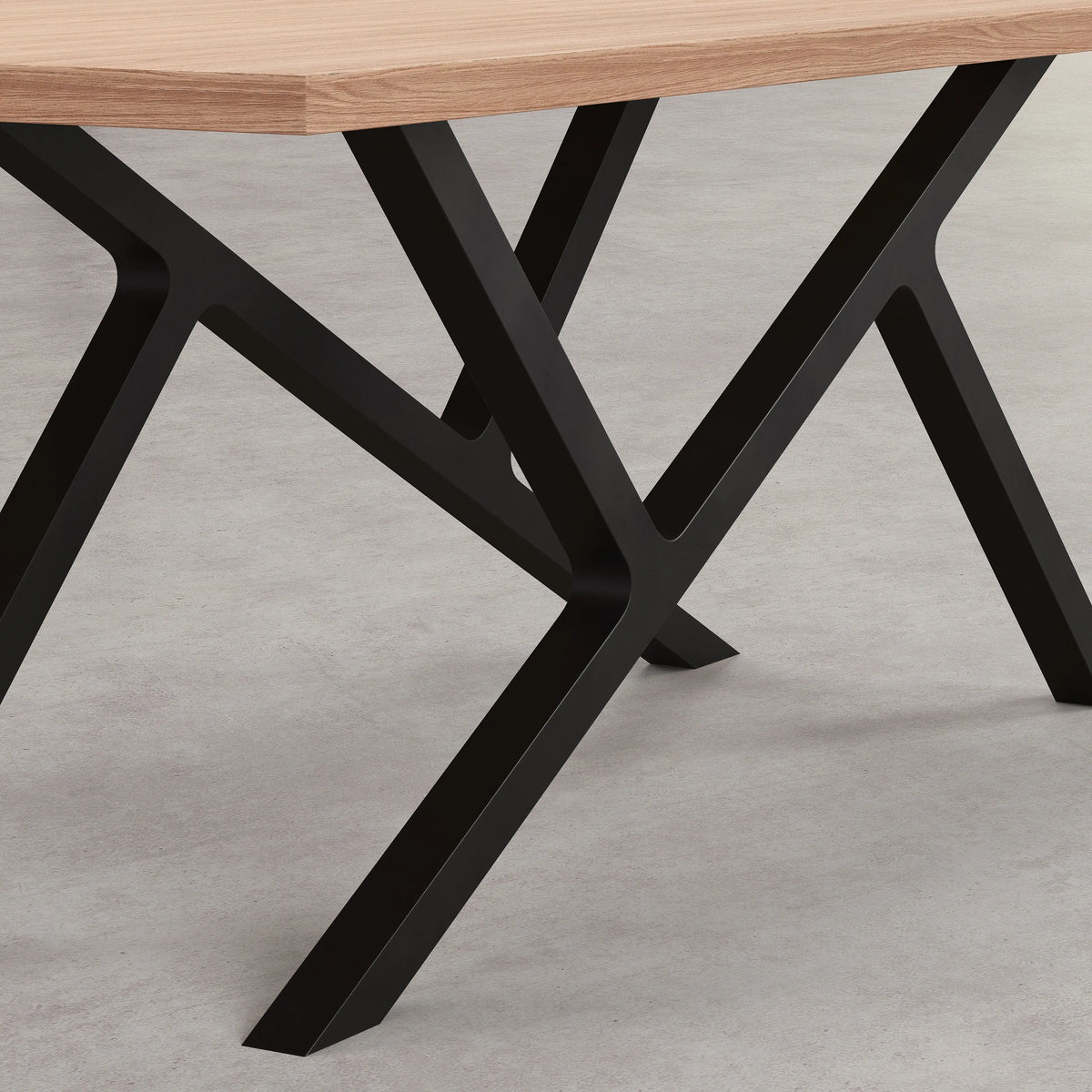UZANA - Oak Rectangular Dining Table