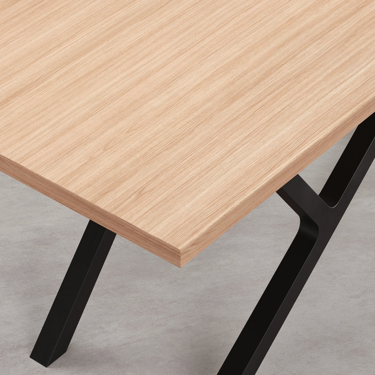 UZANA - Oak Rectangular Dining Table
