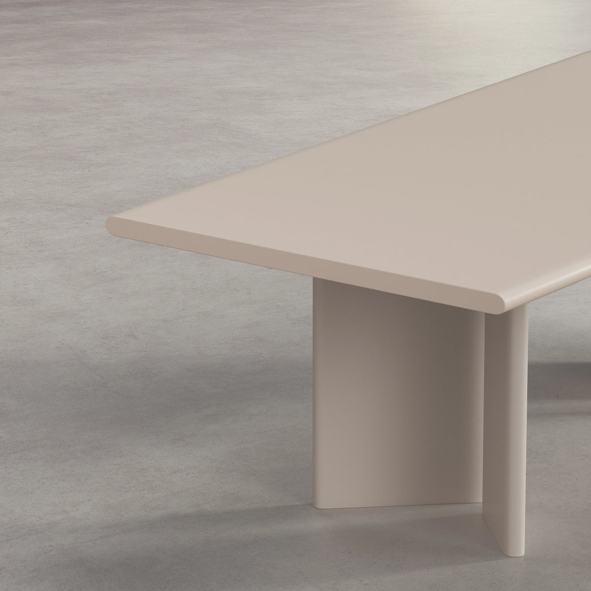 VANDA - Matte Rectangular Dining Table