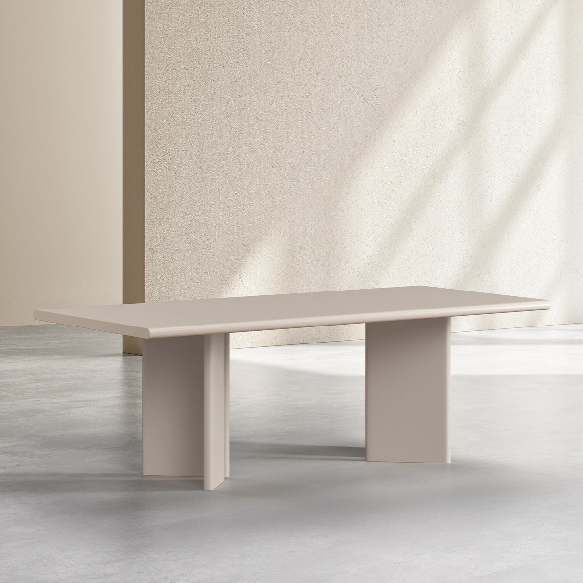 VANDA - Matte Rectangular Dining Table