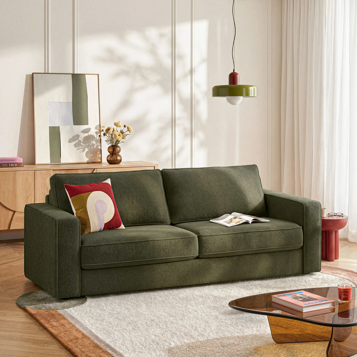 VIENNE - 3 Seater Sofa Bed - 16 cm Mattress - Queen Size