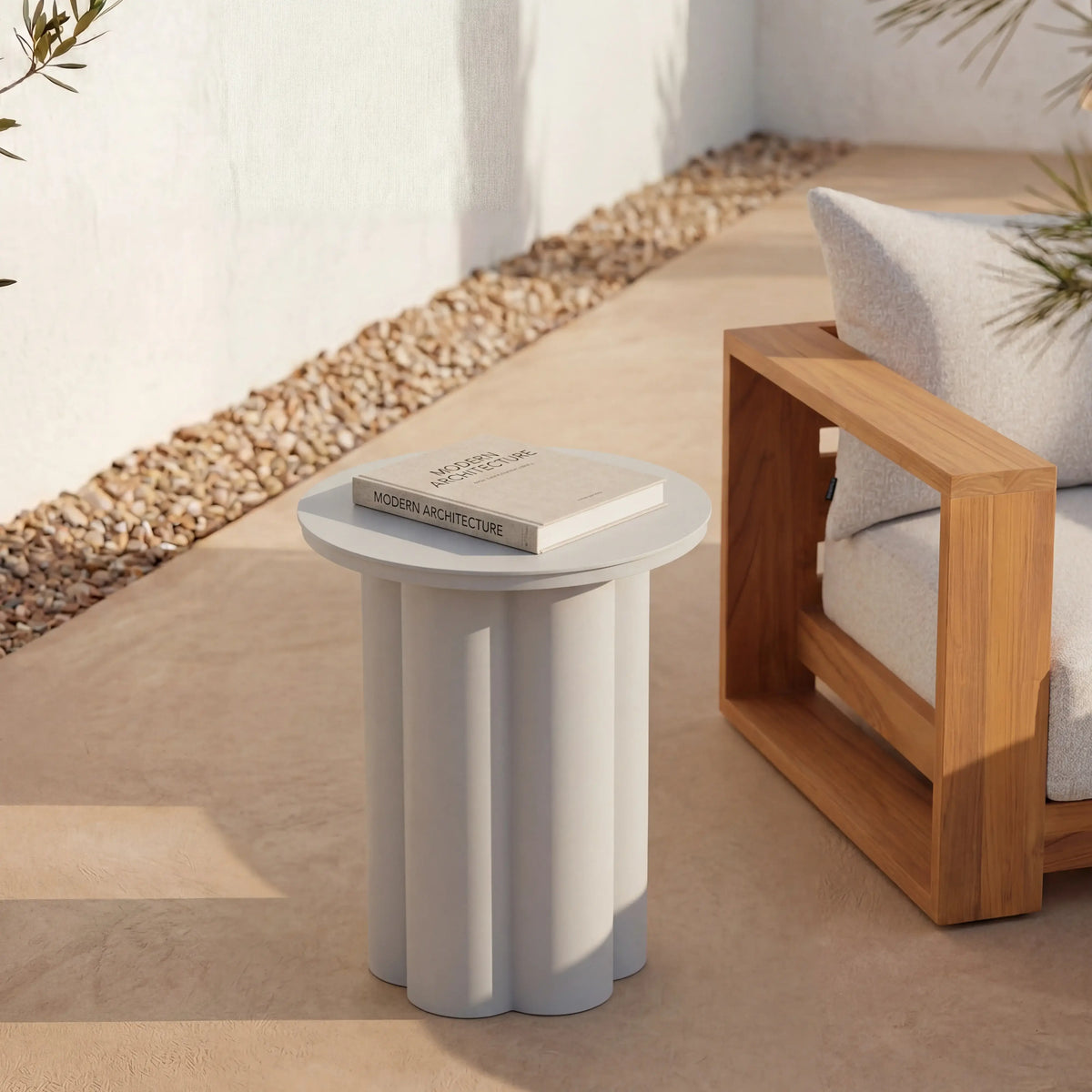 VILANA - Aluminium Outdoor Side Table
