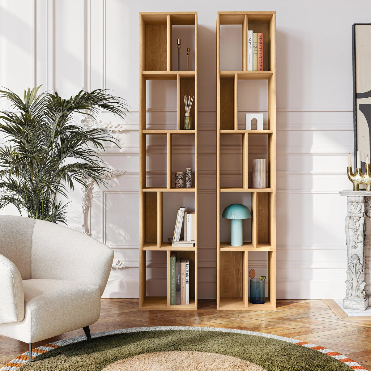 WILL - Oak Small Bookcase